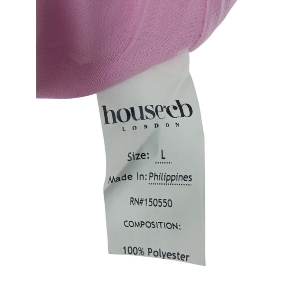 New with Tags House of CB Loren Pink Corset Maxi Dress L Slip A-C Cups Party - Picture 15 of 15